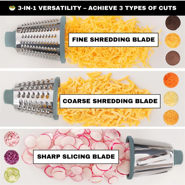 3 Blades. 3 Cuts. Endless Possibilities.
