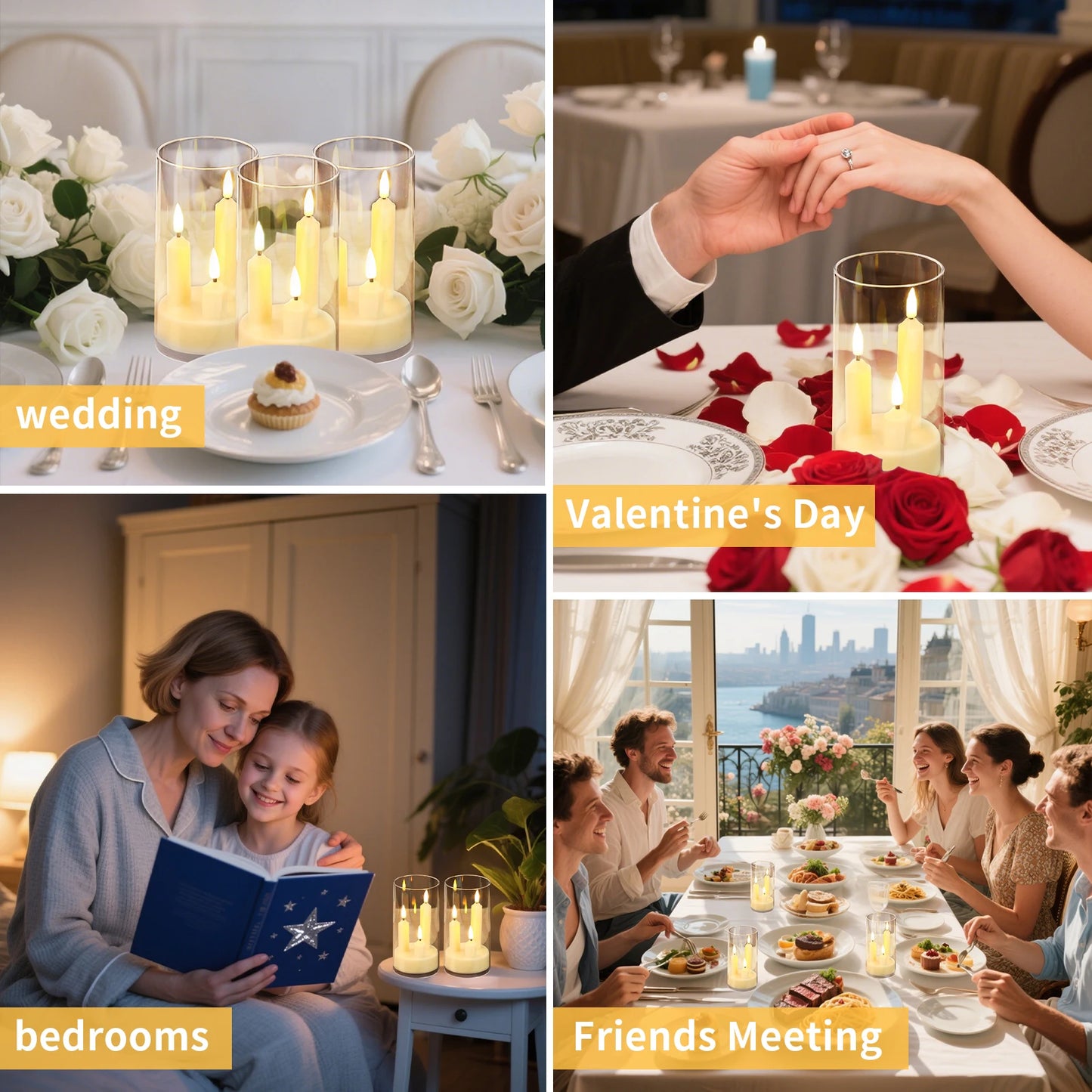 Cozy Glow LED Candles